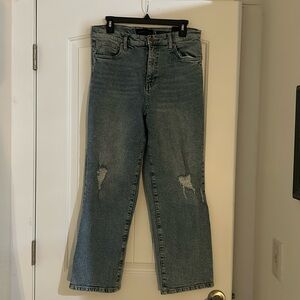 Womens Kendall + Kylie High Rise Skater Jeans